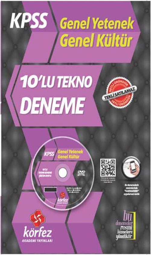 Körfez Akademi KPSS Lisans 10'lu Tekno Deneme 2014