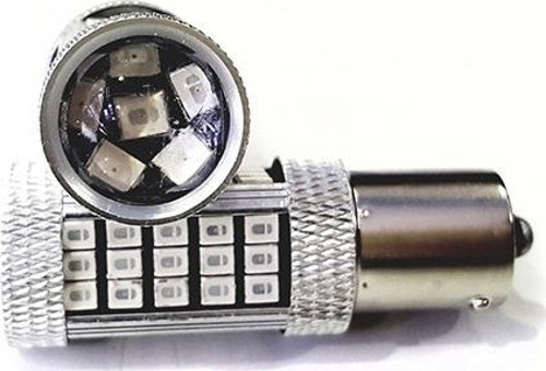 Premium P21W-1156- Tek Duy Led Ampul Kırmızı Mercekli