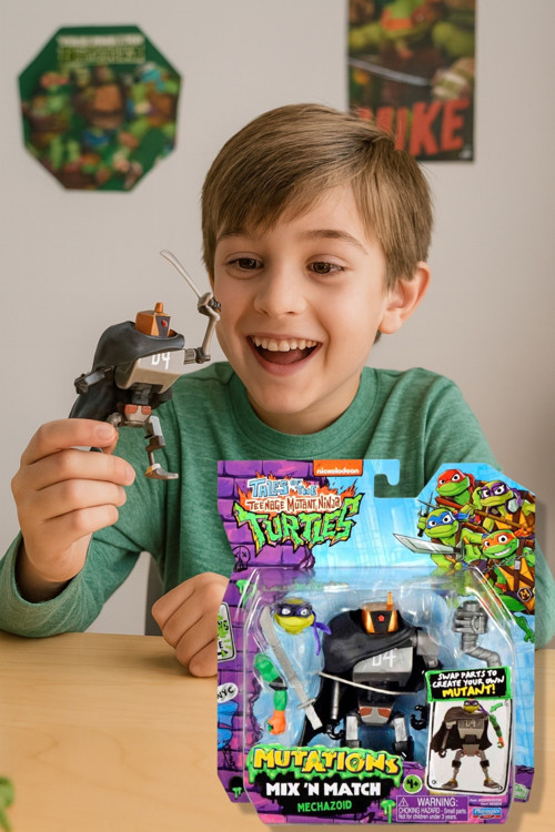 Ninja Kaplumbağalar Mechazoid Ninja Turtles Mutations Mix N Match 12 Cm Aksiyon Figürü Seti