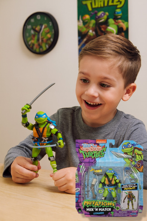 Ninja Kaplumbağalar Leonardo Ninja Turtles Mutations Mix N Match 12 Cm Aksiyon Figürü Seti