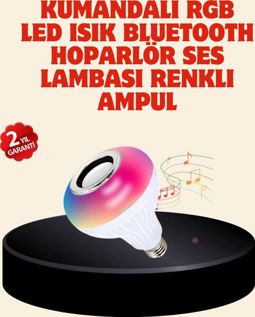 Bluetooth Bağlantılı RGB LED Ampul – Şık ve Fonksiyonel