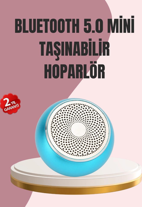 Mini Bluetooth Speaker | Uzun Pil Ömrü Şık ve Hafif Tasarım