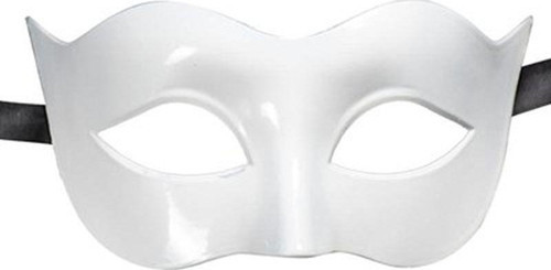 Beyaz Renk Masquerade Kostüm Partisi Venedik Balo Maskesi