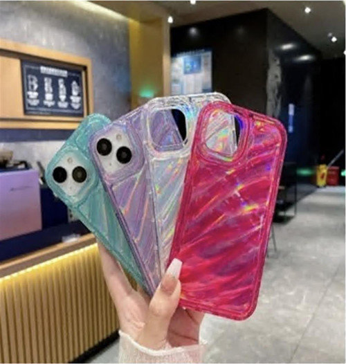 iPhone 17 Pro Uyumlu Telefon Kılıfı Kamera Çıkıntılı Kabartmalı Parlak Desenli Darbe Emici Silikon Kılıf