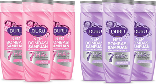 Nem Bombası Şampuan Yıpranmış Saçlar ve Tüm Saçlar İçin 400 ml 6 lı Set