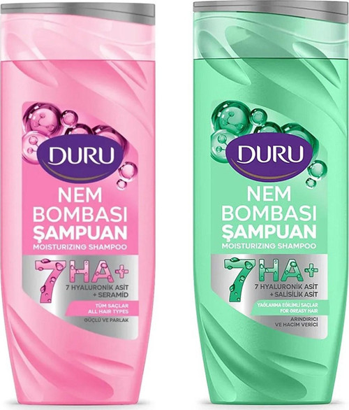 Nem Bombası Şampuan Tüm Saçlar İçin ve Yağlanmış Saçlar 400 ml 2 li Set
