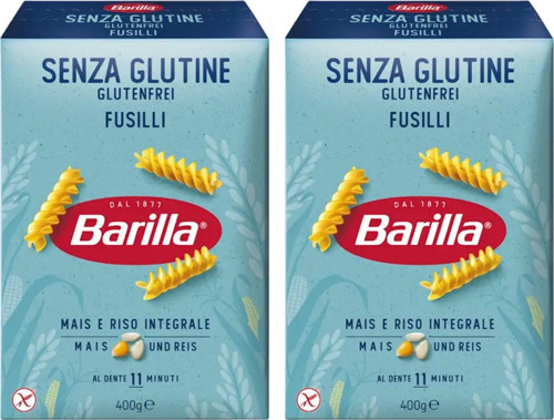 Glutensiz Fusilli Makarna 400 gr X 2 Adet