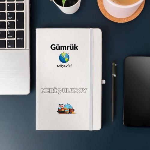 Gümrük Müşavirlerine Özel Kişiye Özel Deri Kapak Hediyelik Defter