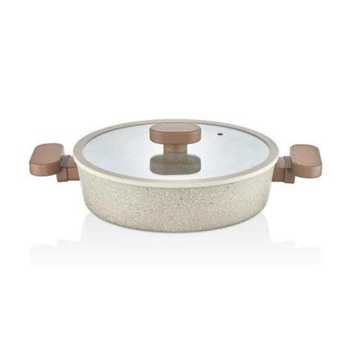 Karizma Granit Basık Tencere 22 cm