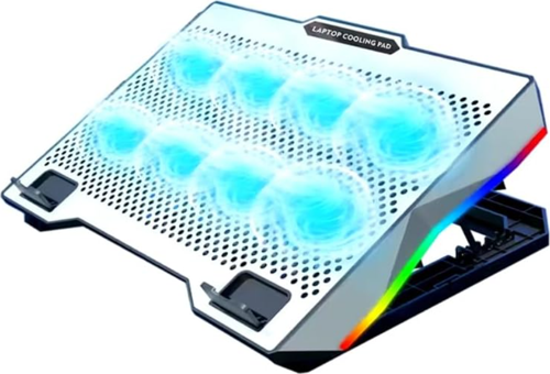 ZR S608 Rgb 8 Fan Metalik Laptop Suğutucu