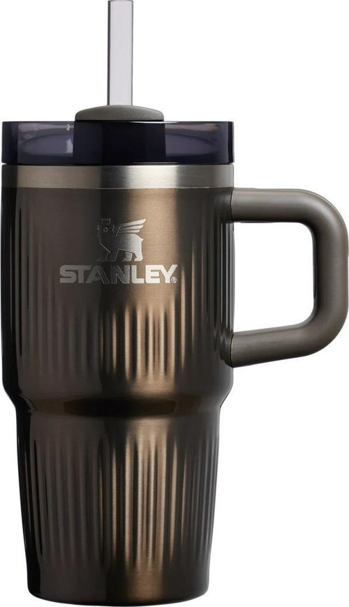 The Quencher H2.0 Fluted Tumbler 0.6L / 20oz Gunmetal Shine Termos