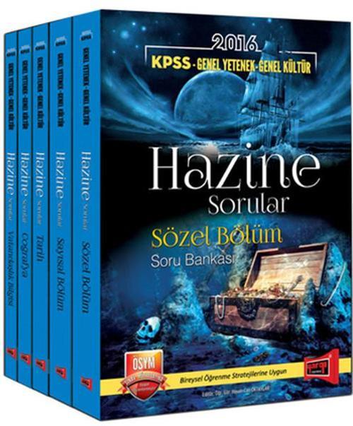 Yargı 2016 KPSS Genel Yetenek Genel Kültür Hazine Modüler Soru Bankası Seti - 5 kitap  Takım