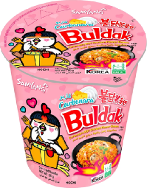 Buldak Carbonara Hot Chicken Flavor Ramen 80 gr (CUP)