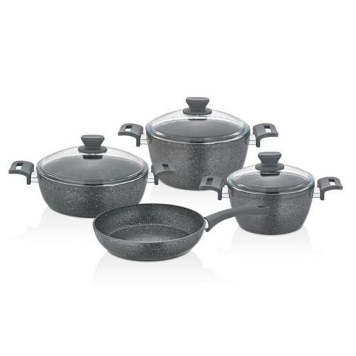 SONESSA 7 PARÇA  4 MM GRANİT TENCERE SETİ