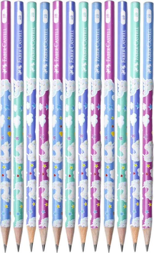 Unicorn 2B Yuvarlak Kurşun Kalem 12 Adet