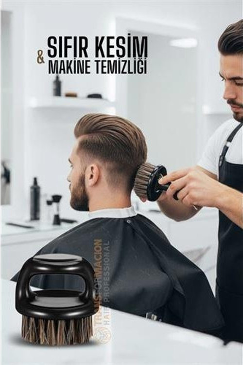 At Kılı Fade Fırça – Berberler İçin Sıfır Kesim ve Makine Temizleme Fırçası