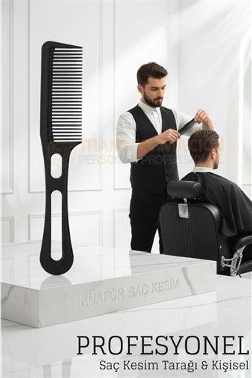 Kuaför Saç Kesim Tarağı - Profesyonel Tasarım Berber Kesim Tarağı
