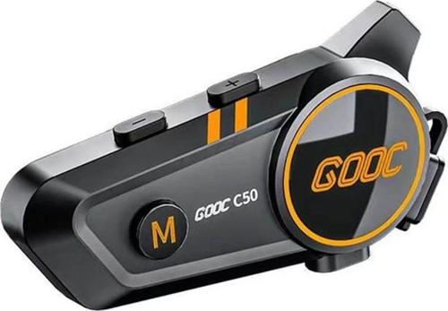 C50 Motosiklet Intercom Kask Kulaklık 1000 Mah Rgb Işıklı Bluetooth Kulaklık Ip67