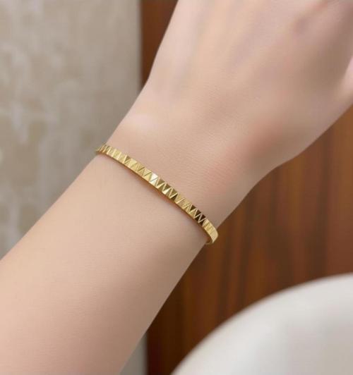 10 gr (GRAM) Zikzak Desen Çöp Bilezik Yatırımlık İşçiliksiz 22 Ayar Altın