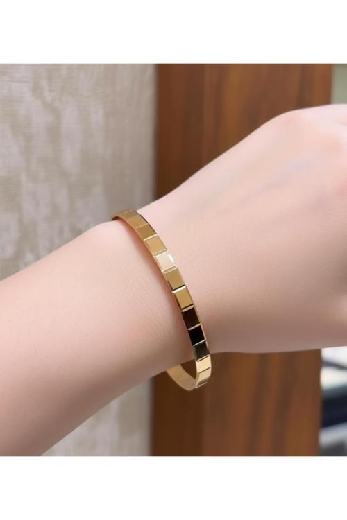 10 gr (GRAM) Diktdörgen Desenli Çöp Bilezik Yatırımlık İşçiliksiz 22 Ayar Altın