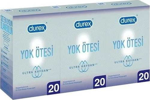 Yok Ötesi Ekstra İnce Ultra Kaygan Prezervatif 3 x 20'li