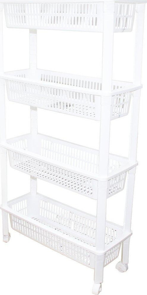 4 KATLI DÜZENLEYİCİ - RAF ÜNİTESİ TEKERLEKLİ 510X205X945MM (5314)