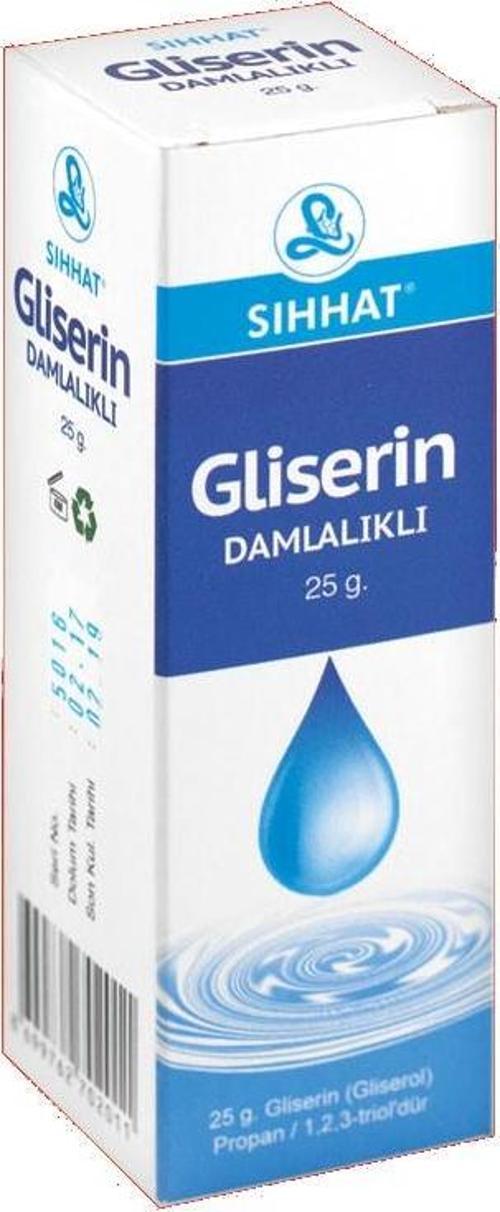 GLİSERİN DAMLALIKLI 25 GR