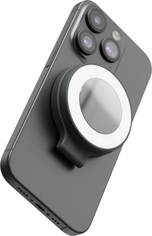 SnapPocket Light LED Selfie Ring Işık, 4 Parlaklık Seviyesi, Dahili Batarya, Manyetik Telef