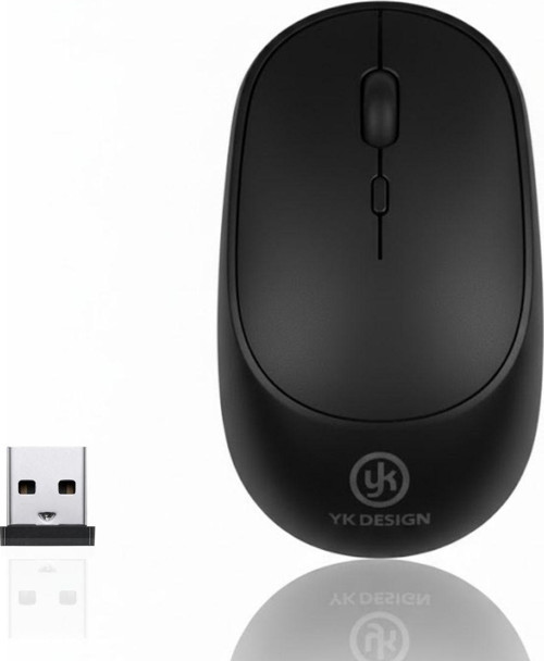 Siyah Renkli Ergonomik Sessiz Kablosuz Mouse – USB Alıcılı, Ofis ve Oyun İçin Konforlu Bilgisayar Faresi MS6310 (4490)
