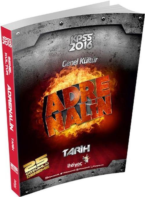 İhtiyaç KPSS Adrenalin Tarih 25' li Çözümlü Deneme Seti 2016