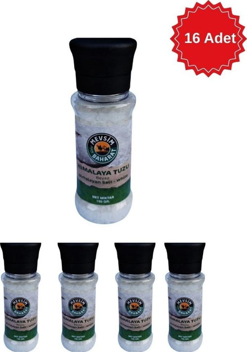 Himalaya Tuzu 190 gr x 16 Adet - Doğal Sofralık Tuz