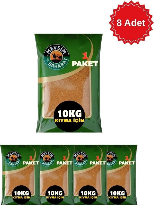 Kasap Köfte Harcı 1 kg x 8 Adet - Usta Işi Tam Kıvam