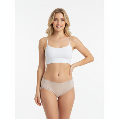 Kadın Pamuklu Süs Dantelli Külot BB2095