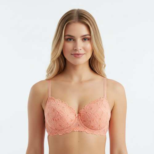 Kadın Yarım Kaplı Dantelli Sütyen BB2079