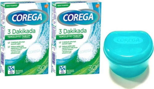 Sensodyne Diş Kabı Mavi + Corea 30'lu Tablet Beyazlatıcı