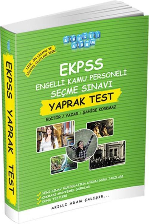 EKPSS Engelli Kamu Personeli Seçme Sınavı Yaprak Test