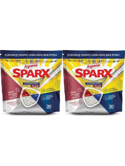 Sparx Diamond Plus Bulaşık Makinesi Kapsülü 30'lu-2 Paket