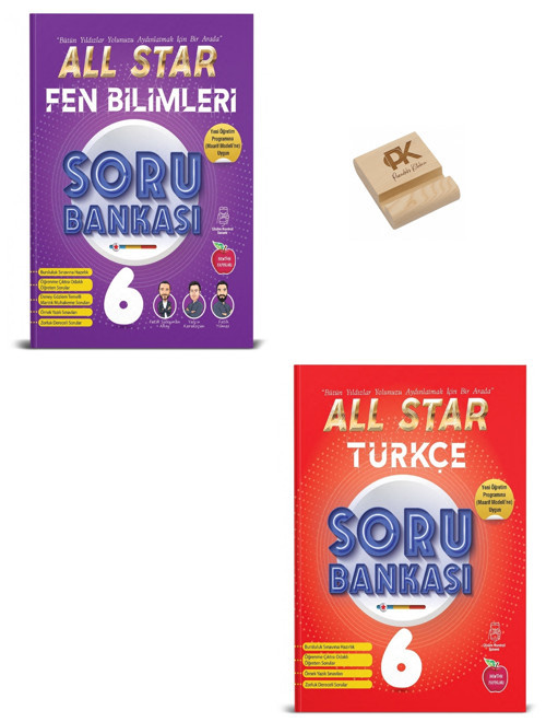 Newton Yayınları 6. Sınıf ALL STAR Fen Billimleri ve Türkçe Soru Bankası + Telefon Standı