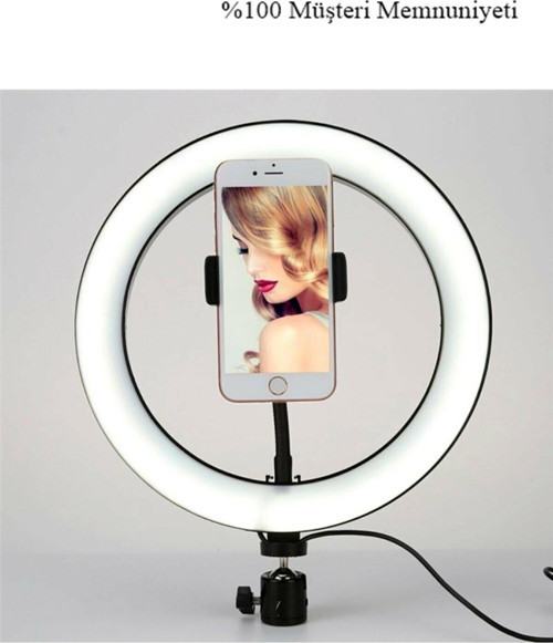 Tek Parça Led Halka Işık Aksesuar Ring Light İçin Led Başlık