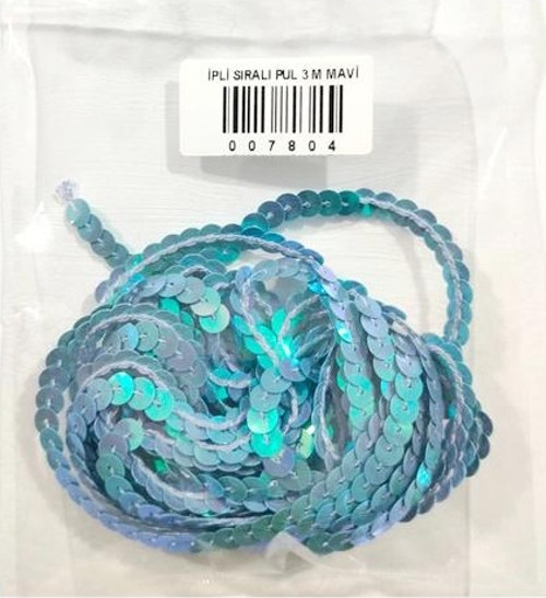 İpli Sıralı Pul 3 M Mavi - 3 paket