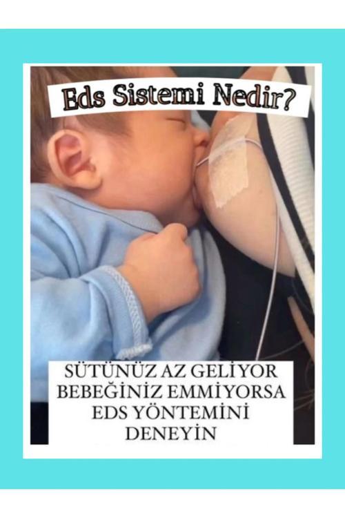 Emzirme Destek Sistemi No:10 Beslenme Sondası Siyah Eds Sabitleme Bant Ve Kilitli Enjektör Hediyeli