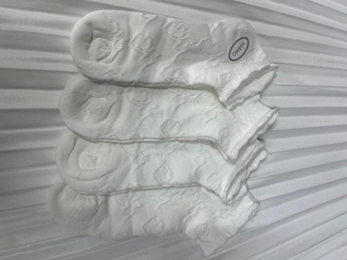 Bambu Desenli Kadın Çorap 4 Çift Jakarlı
