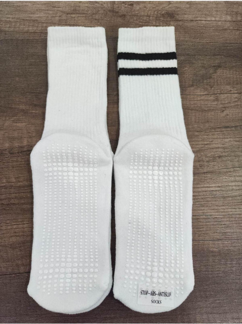 Unisex 2 Çift Altı Kaydırmaz Spor Çorap Pamuklu Taban Altı Havlu Anti Slip Stop