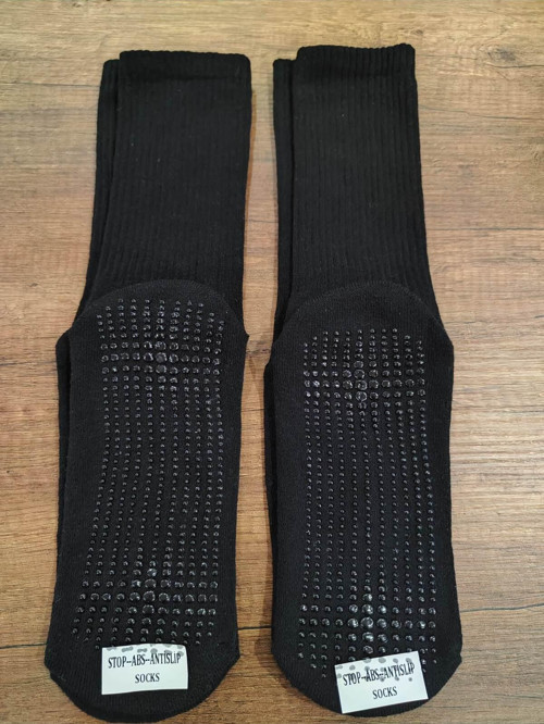 Unisex 2 Çift Altı Kaydırmaz Spor Çorap Pamuklu Taban Altı Havlu Anti Slip Stop