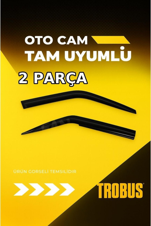 Volkswagen Caddy 2013 Mügen Cam Rüzgarlığı 2'li Takım