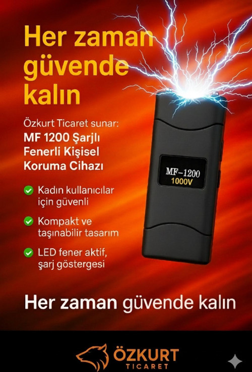 Mf-1200 Şarjlı El Feneri Koruma Cihazı