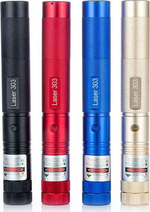 Lazer 303 Şarjlı Güçlü Lazer Kalem + Şarj Aparatı Siyah