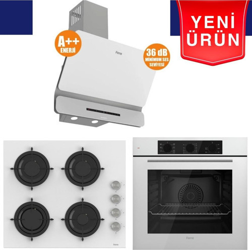 Fryart Serisi - Silenart Ankastre Set (XE63CB + CS206 -Fa + D081 -Sa)