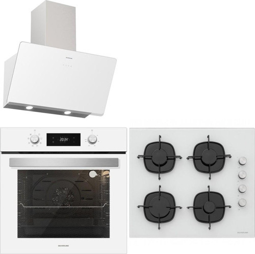 Ankastre Set Beyaz Cam ( BO6504W01- CS5335W01 - 3457)