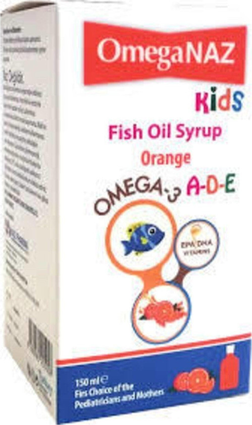 Omega naz Kids Balık Yağı Portakallı 150 ml